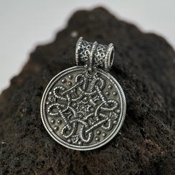 BIRKA, viking pendant, replica, sterling silver