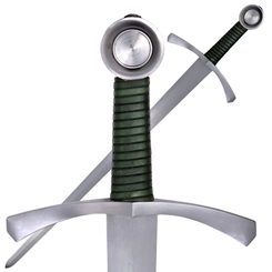 Épée à une main LANFRID, vert, Full Tang