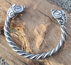 COLLACH, Sanglier Celtique, Bracelet en argent sterling