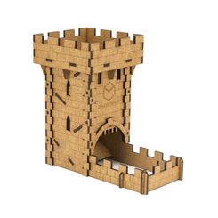 Medieval tower - playing for dice