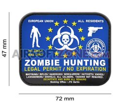 Zombie Hunter Rubber Patch