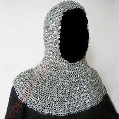 Anneau riveté capot, 8mm, rond