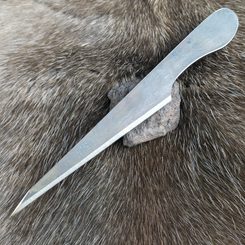 BOAR throwing Knife polished steel - 1 piece