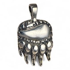 BEAR PAW pendant, silver