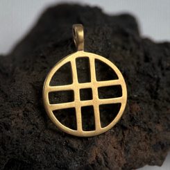 COLLACH - Celtic Boar pendant, bronze