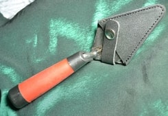 LEATHER HOLSTER FOR ARCHAEOLOGY TROWEL