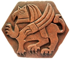 EAGLE, bronze cloak brooch