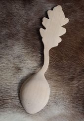BETULA, carved birch spoon