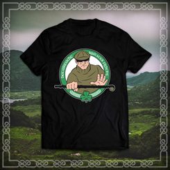 BATAIREACHT, Irish Stick Fighting, t-shirt noir pour homme