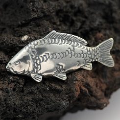 CATFISH, silver fishing pendant, Ag 925