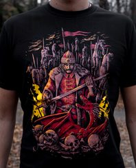 AGAINST ALL, T-Shirt, coloured