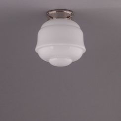 FRONTIER, Ceiling Lamp, nickel straight fixture