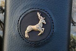 BOUTEILLE EN CUIR, 0,5 l, réplique décorative