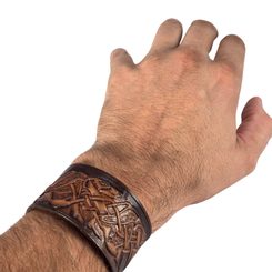 Irish dogs, leather bracelet