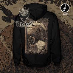 WILD BOAR SPIRIT, Hoodie, Naav zipper