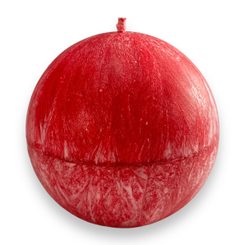 Candle, ball 8 mm, red