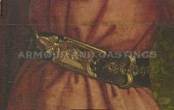 SLEIPNIR, Gürtelschlaufe - Wikinger, Bronze