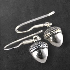 ACORNS silver earrings Ag 925