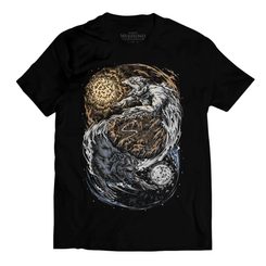 Hati et Sköll, t-shirt homme coloré