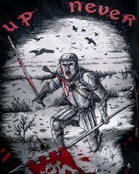 Never Give Up, Never Surrender, T-Shirt
