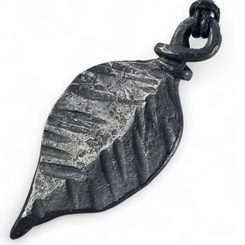 Forged leaf, pendant