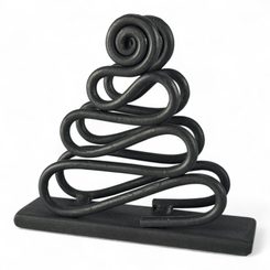 Napkin holder, spirals