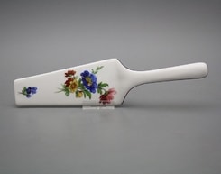 Porcelain Cake or Pie Server - Flowers