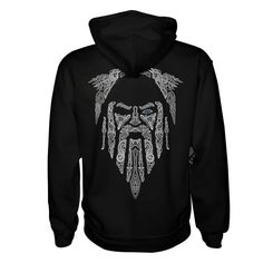ODIN, Viking Hoodie, Naav Fashion