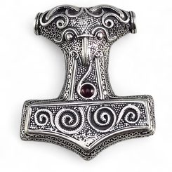 BIG THOR HAMMER from Skane - Sweden, Ag 925