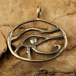 UDYAT the eye of Horus, bronze pendant