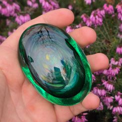 Glas-Briefbeschwerer Trilobit, Tschechisches Glas