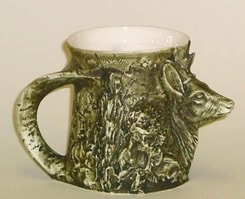 ROE DEER, ceramic mug, cup