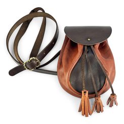 SULLIVAN, Scottish Sporran, brown with belt