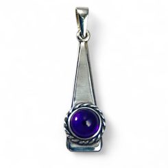 TRIANGLE - Silberanhänger, Amethyst, Ag 925