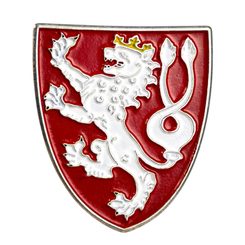 Czech Lion, historical emblem - badge, pin, enamel