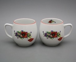 Poppies, Mug 0.3 l, Carlsbad porcelain