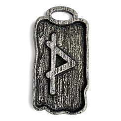 Thurisaz - Rune Pendant zinc