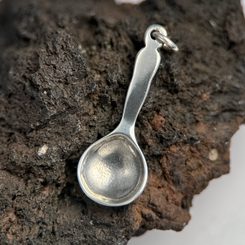 SPOON, sterling silver pendant