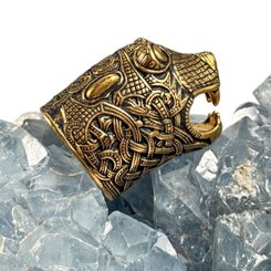 Embout de manche pour couteau, viking, bronze