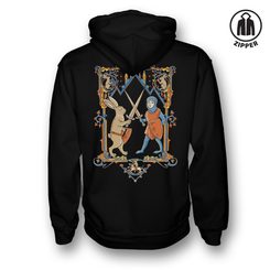 DUEL, sweat à capuche zippé