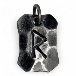 RAIDHO, geschmiedete Rune, Amulett