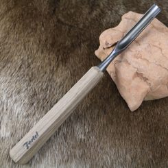 CHISEL EN BOIS, forgé à la main, type XXII
