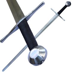 SION, épée à une main, XIVe–XVe siècle, Full Tang, noire