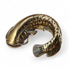 FISCH, Anhänger zum Fischen, Bronze