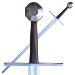 One-handed medieval sword Mack, Full Tang