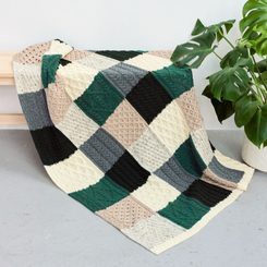 Irish blanket, Killala Aran Intarsia