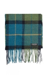 SHANNON CHECK, Tartan Irish Scarf, lambswool