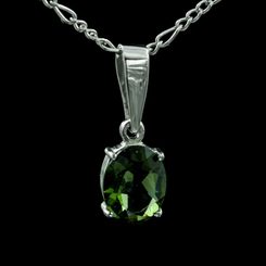 GREAT MORAVIA LUNULA, silver pendant