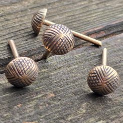 Celtic nail, exact copy, oppidum Stradonice, Bohemia