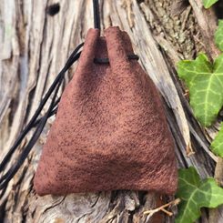 TASCHE, Leder, groß, hellbraun